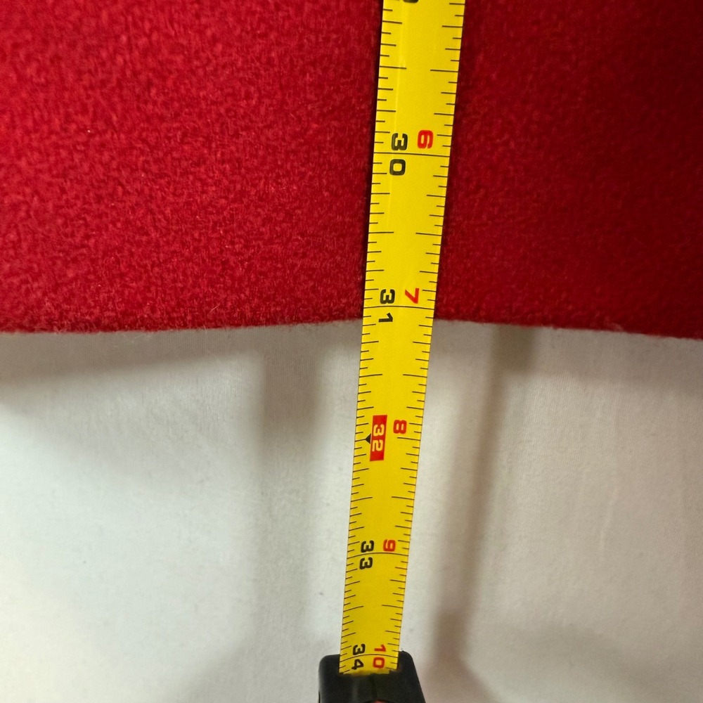 Eddie Bauer Red Wool Blend Plaid Lined Removable Hooded Jacket Size‎ 15 16 Large - Picture 12 of 13